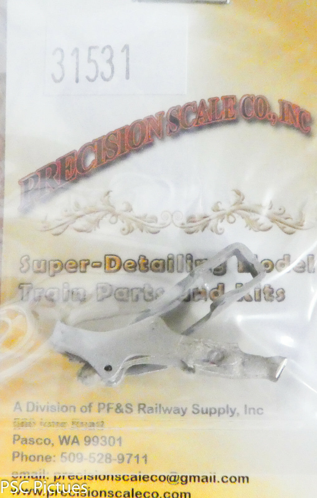 Precision Scale HO #31531 Frame, Baker #1 Valve Gear (N/S Casting)