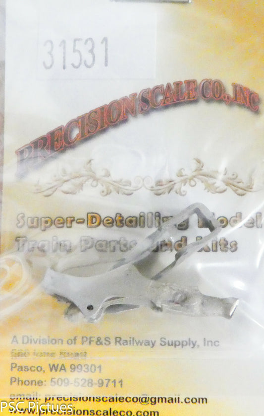 Precision Scale HO #31531 Frame, Baker #1 Valve Gear (N/S Casting)