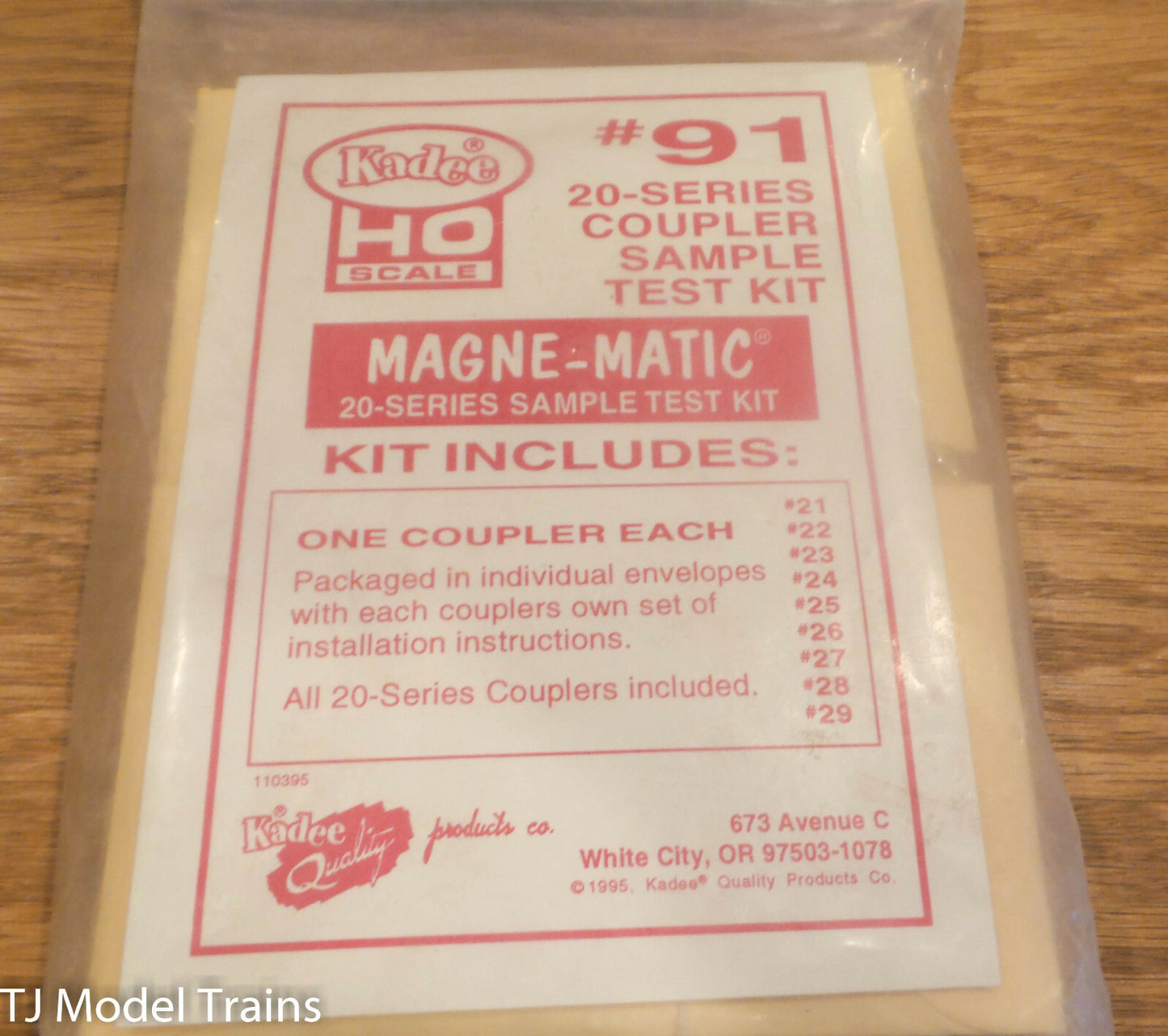 Kadee HO #91 Coupler Sample Kits -- 20 Series Sampler