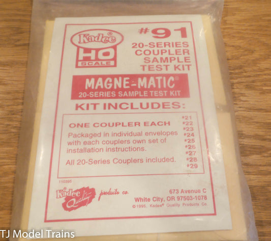 Kadee HO #91 Coupler Sample Kits -- 20 Series Sampler