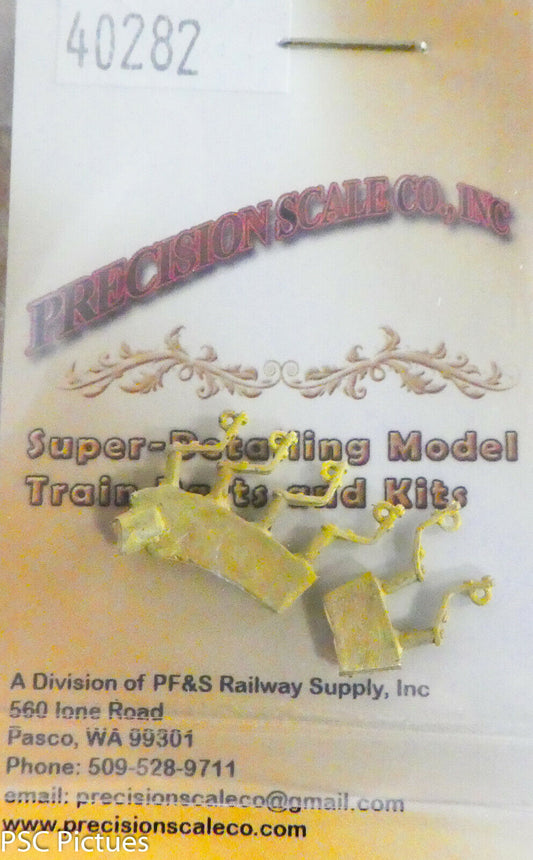 Precision Scale HO #40282 Brackets, Pipe, .020" Core (6 in pkg) Brass