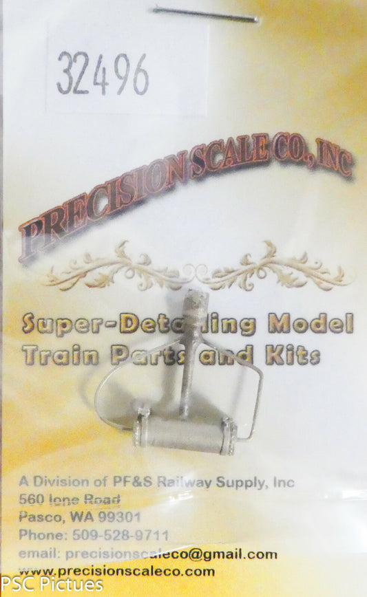 Precision Scale HO #32496 Air Reservoir 42" Lx12" Dia. w/Bracket (Brass Casting)