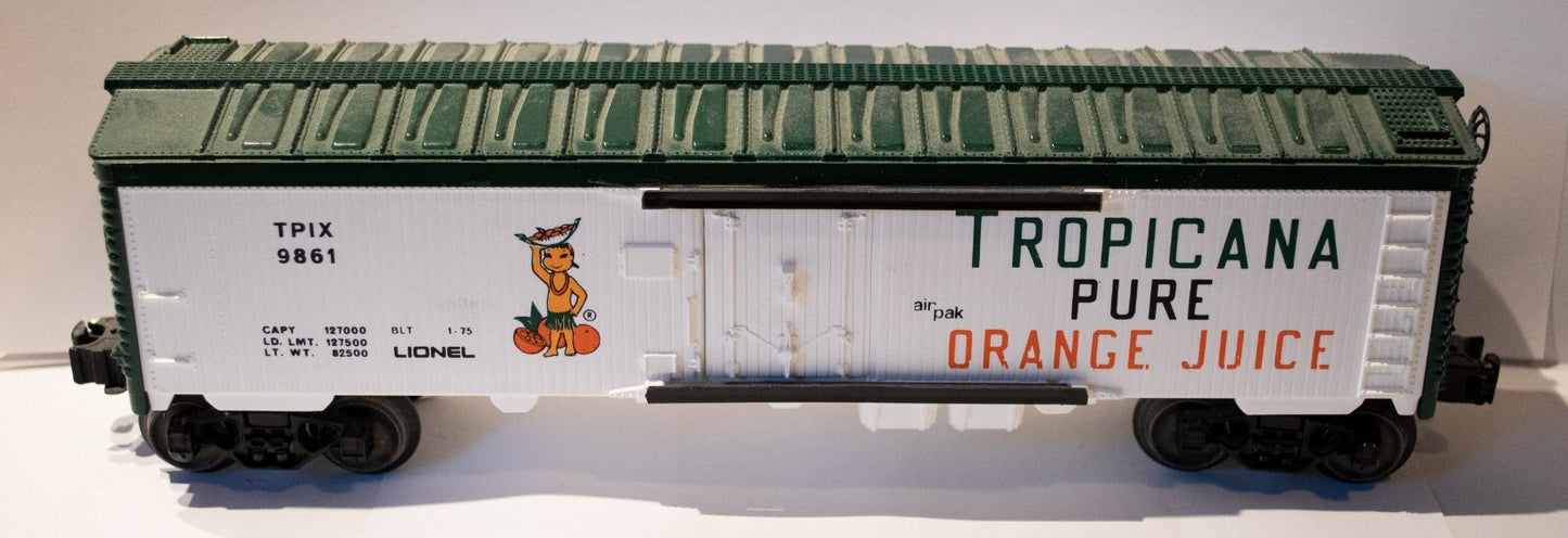 Lionel O Scale  #6-9861 Tropicana Billboard Reefer