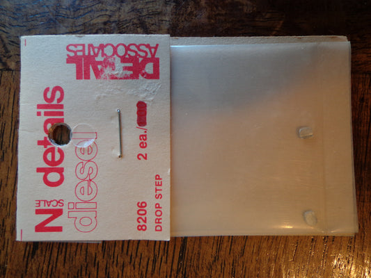 Detail Associates N Scale #8206 Drop Step (Pkg 2)