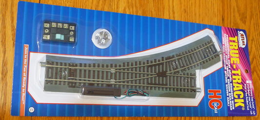 Atlas HO #480 True-Track Remote Snap-Switch Code 83 (Left Hand)