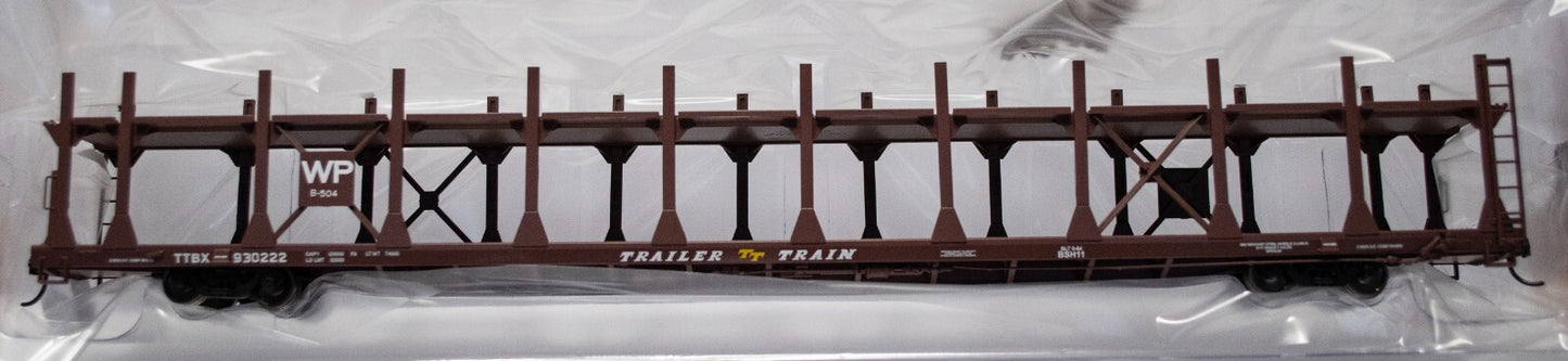 Walthers HO #910-8045 89' Flatcar w/Bi-Level Open Auto Rack - Ready to Run -- We