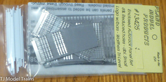 Plano #13425 Enclosed Autorack Panel Set - 6% Reduced Holes; For Walthers Tri-Le