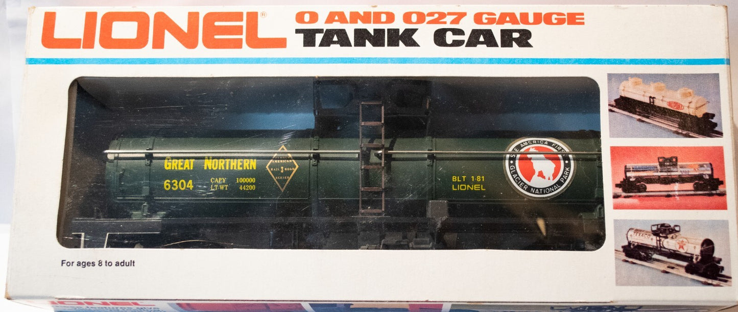 Lionel O Scale (Used) #6304 Famous American Railroad Great Northern Single Dome