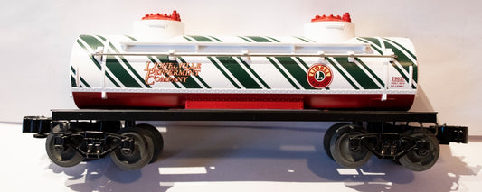 Lionel O Scale  #6-29637 CANDY CANE TWO-DOME TANK CAR