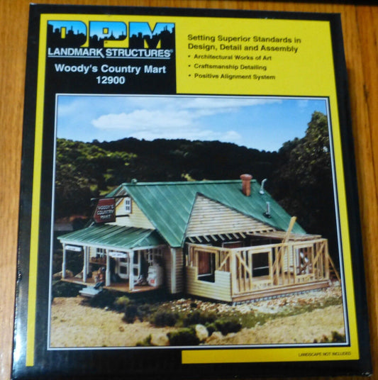 DPM Design Preservation Models HO #12900 Woody's Country Mart (Building Kit)