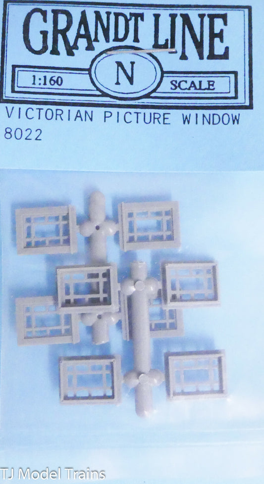 Grandt Line N #8022 Windows -- Victorian Picture (Plastic) N Scale