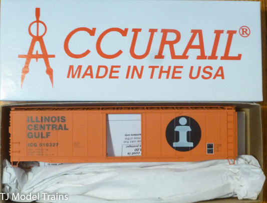 Accurail HO #5505 (Rd #516327) Riveted 50' Box Car Superior Door (Plastic Kit)