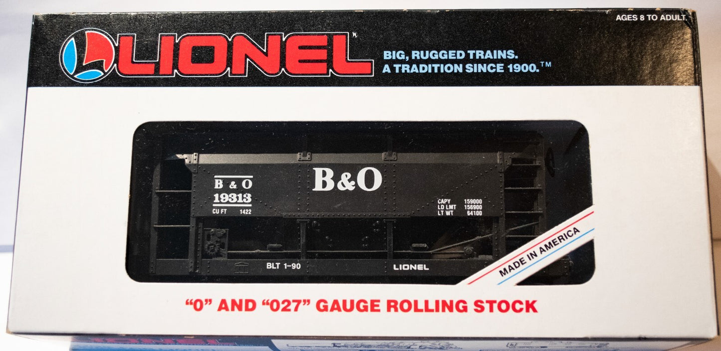 Lionel O Scale (Used) #19313 Baltimore & Ohio Ore Car W/ORE Load.