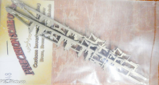 Precision Scale On3 #1348 Frames, Nain, Unmachined, R&L, C-16 (Brass Castings)