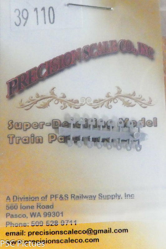 Precision Scale HO #39110 Lift Rings, Steel Welded, Diesel (Plastic)