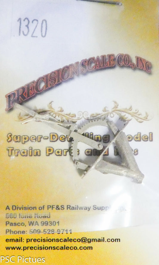 Precision Scale O #1320 Lever, Reverse, K-Series, Loco (Brass Casting)