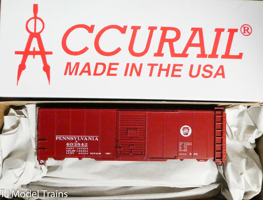 Accurail #3558 Pennsylvania (Rd #603842) 40' AAR Steel Boxcar Kit Plastic