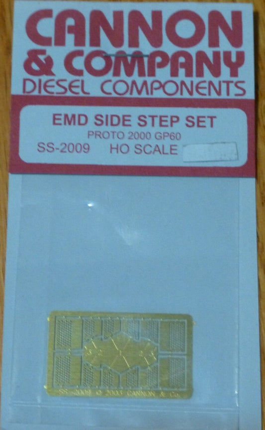 Cannon & Company HO #2009 EMD Side Step Set for: Proto 2000 GP60
