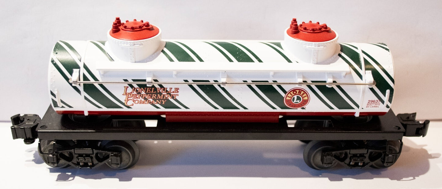 Lionel O Scale  #6-29637 CANDY CANE TWO-DOME TANK CAR