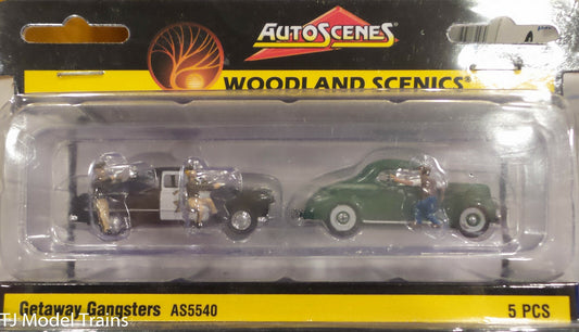 Woodland Scenics HO-Scale- AS #5540 Getaway Gangsters