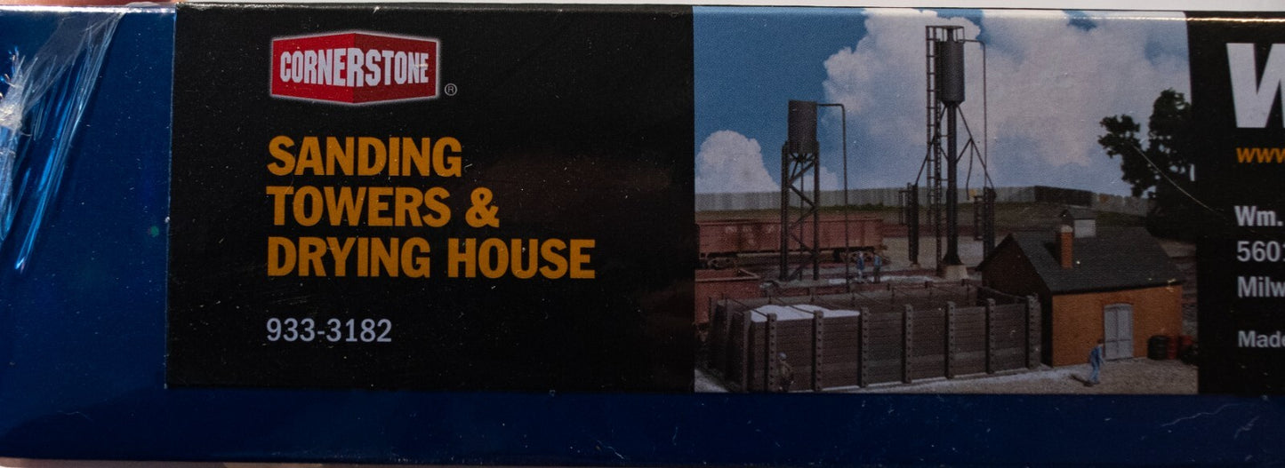 Walthers #933-3182 Sanding Towers & Drying House -- Kit
