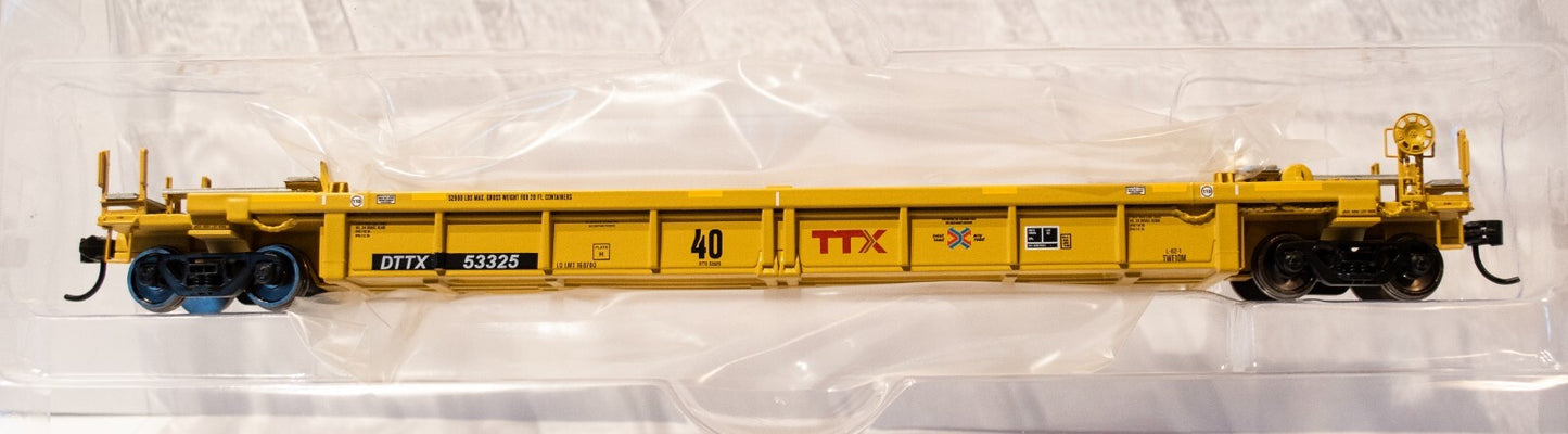 Walthers HO #910-8435 Thrall Rebuilt 40' Well Car - Ready to Run -- TTX DTTX #53