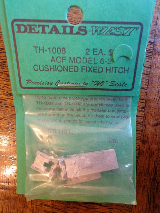 Details West HO #1008 ACF Model 6-2 Cushioned Hitch
