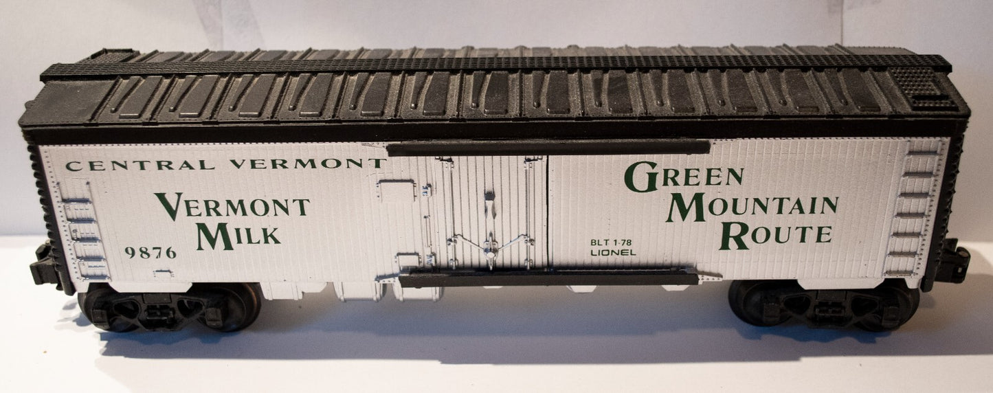 Lionel O Scale  #9876 Central Vermont Milk Reefer
