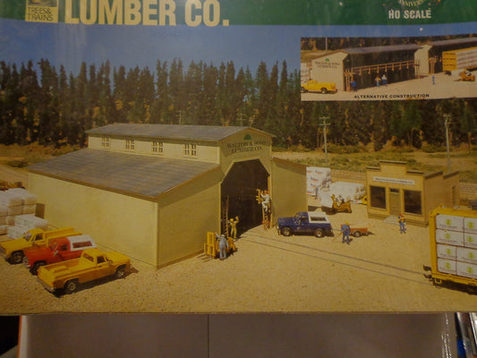 Walthers HO #933-3057 Walton & Sons Lumber Company (Kit Form)
