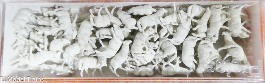 Preiser HO #14411 Animals -- Sheep pkg(60)