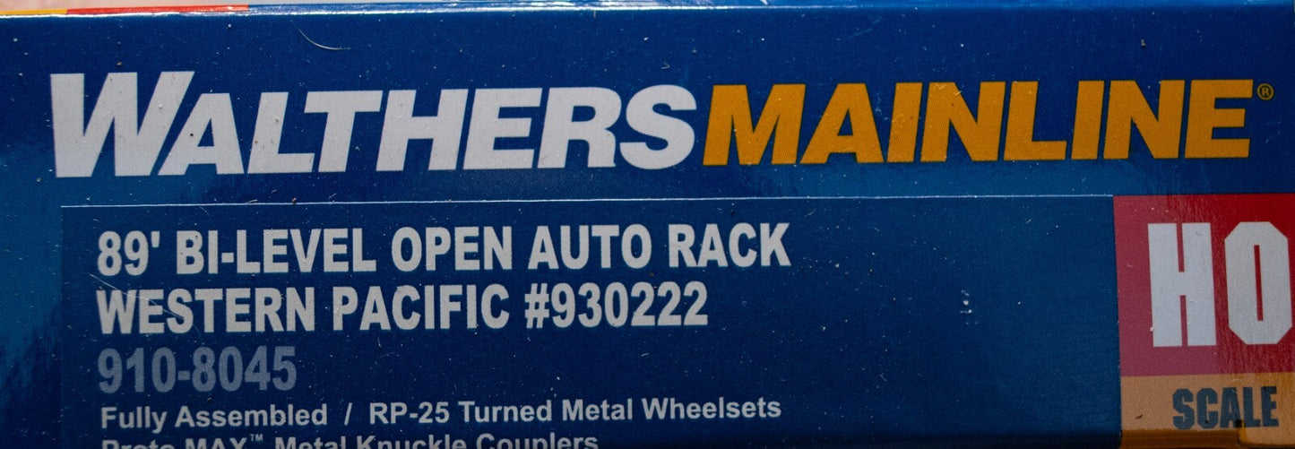 Walthers HO #910-8045 89' Flatcar w/Bi-Level Open Auto Rack - Ready to Run -- We
