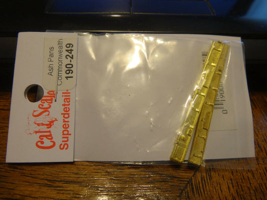 Cal-Scale HO #249 Ash Pans Commonwealth (NEW) Brass (We Combne Shipping)
