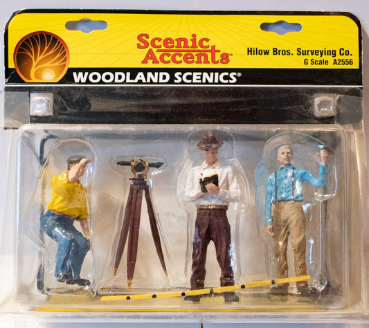 Woodland Scenics G-Scale #2556 Scenic Accents(R) Figures -- Hilow Bros. Surveyin