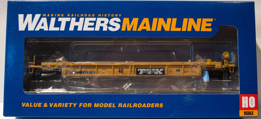 Walthers HO #910-8436 Thrall Rebuilt 40' Well Car - Ready to Run -- TTX DTTX #74