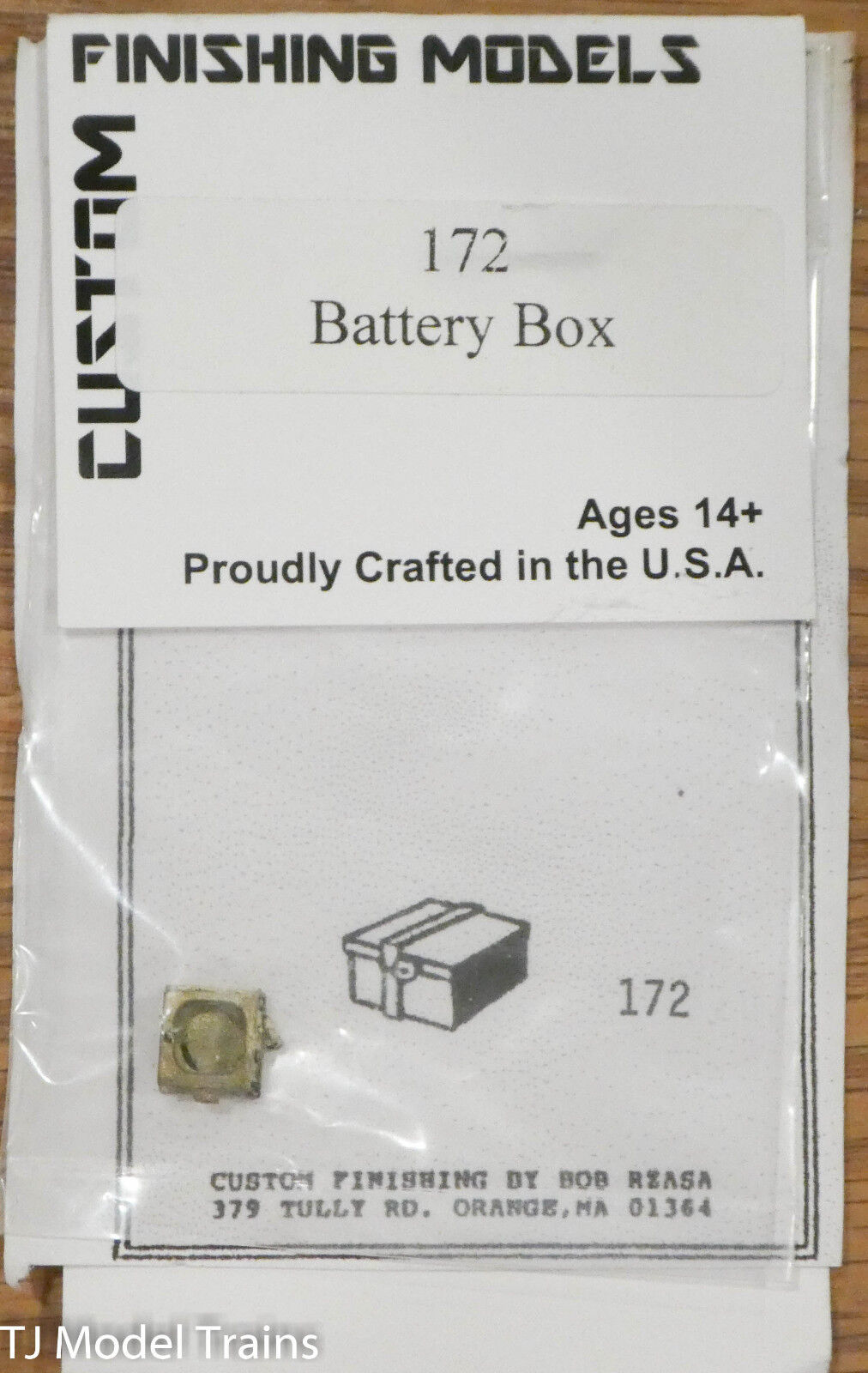 Custom Finishing HO #172 Battery Box