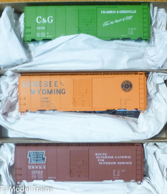 Accurail HO #8088 (3 Pack) Columbus & Greenville/Genesee & Wyoming/D.S.S.&A.
