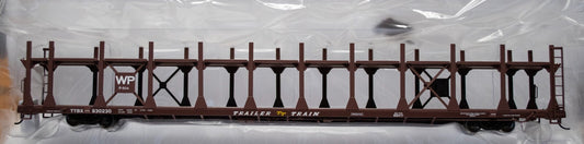 Walthers HO #910-8046 89' Flatcar w/Bi-Level Open Auto Rack - Ready to Run -- We