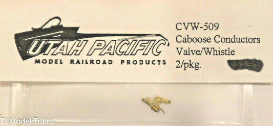 Utah Pacific #509 Caboose Conductors Valve/Whistle (Brass Casting)