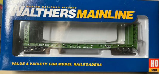 Walthers HO #910-5904 53' GSC Bulkhead Flatcar - Ready to Run -- BN
