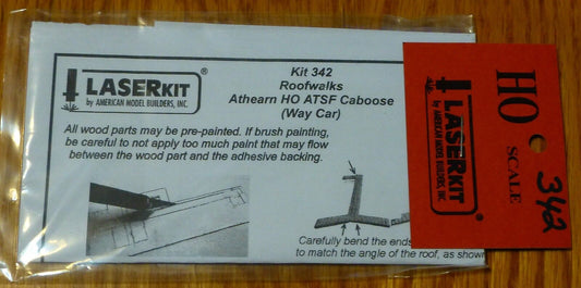 American Model Builders, Inc HO #342 Roofwalks for: Athearn ATSF Caboose (WayCar