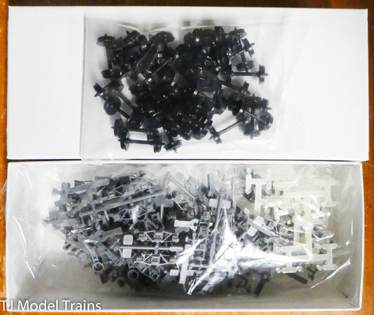 Tichy Train Group HO #3035 Arch Bar Trucks (10 Pair) Kit Unassembled (Plastic)