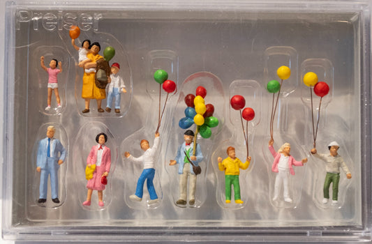 Preiser HO #24659 Selling Balloons