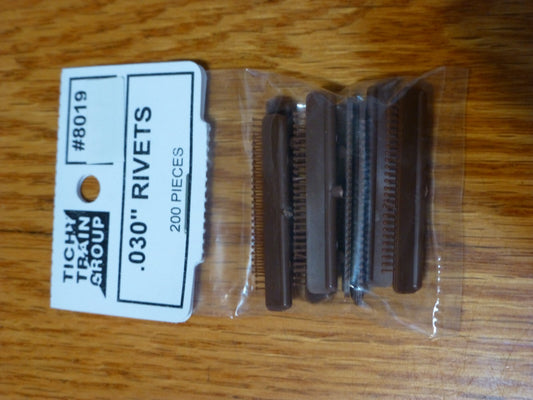 Tichy Train Group HO #8019 Scale Rivet Heads pkg(200) -- .030" .08cm
