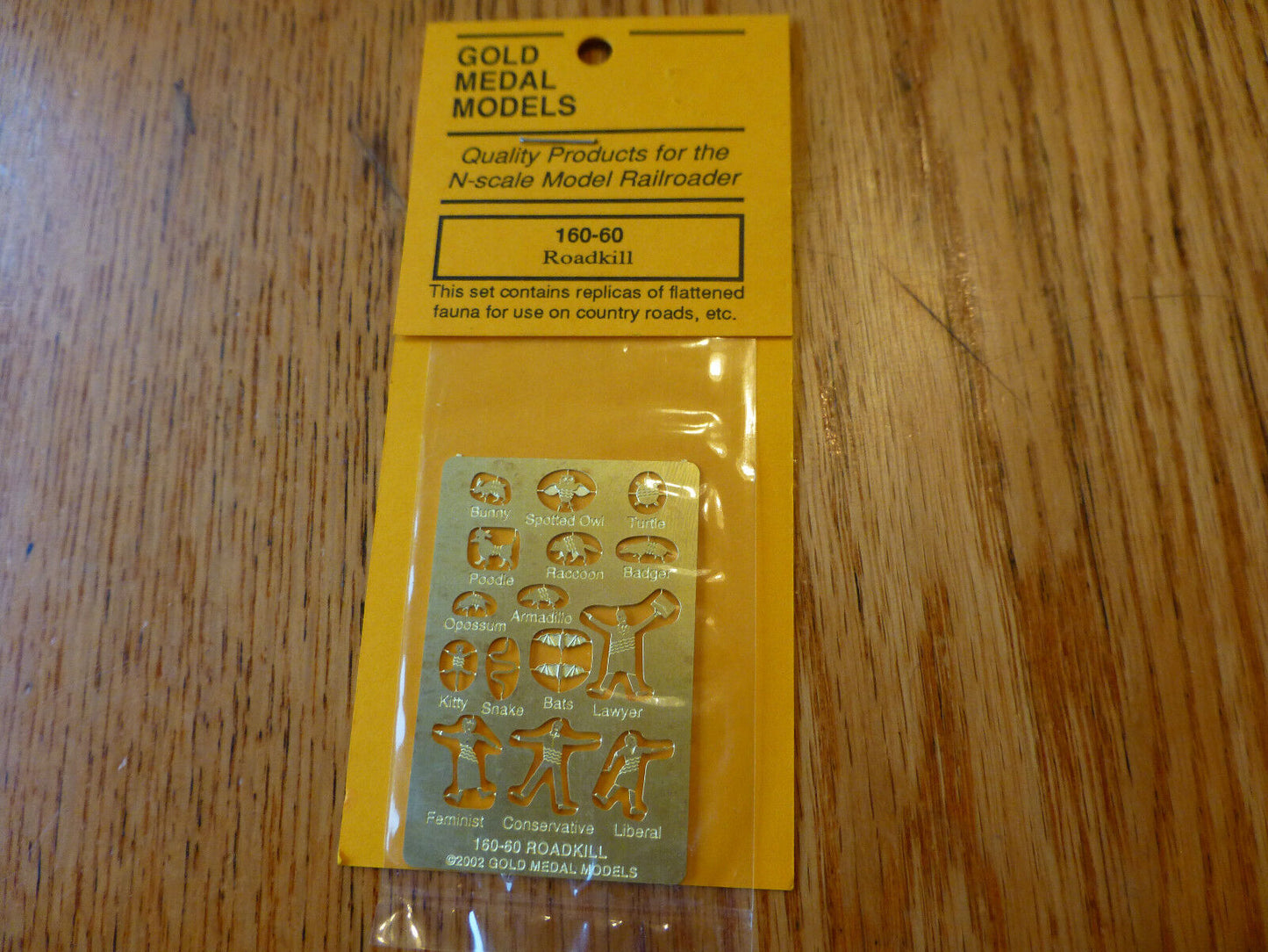 Gold Medal Models N #160-60 Roadkill -- Flattened Fauna