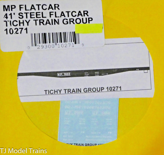 Tichy Train Group #10271 (Decal for: MP Flatcar 41' Steel Flatcar) HO Scale