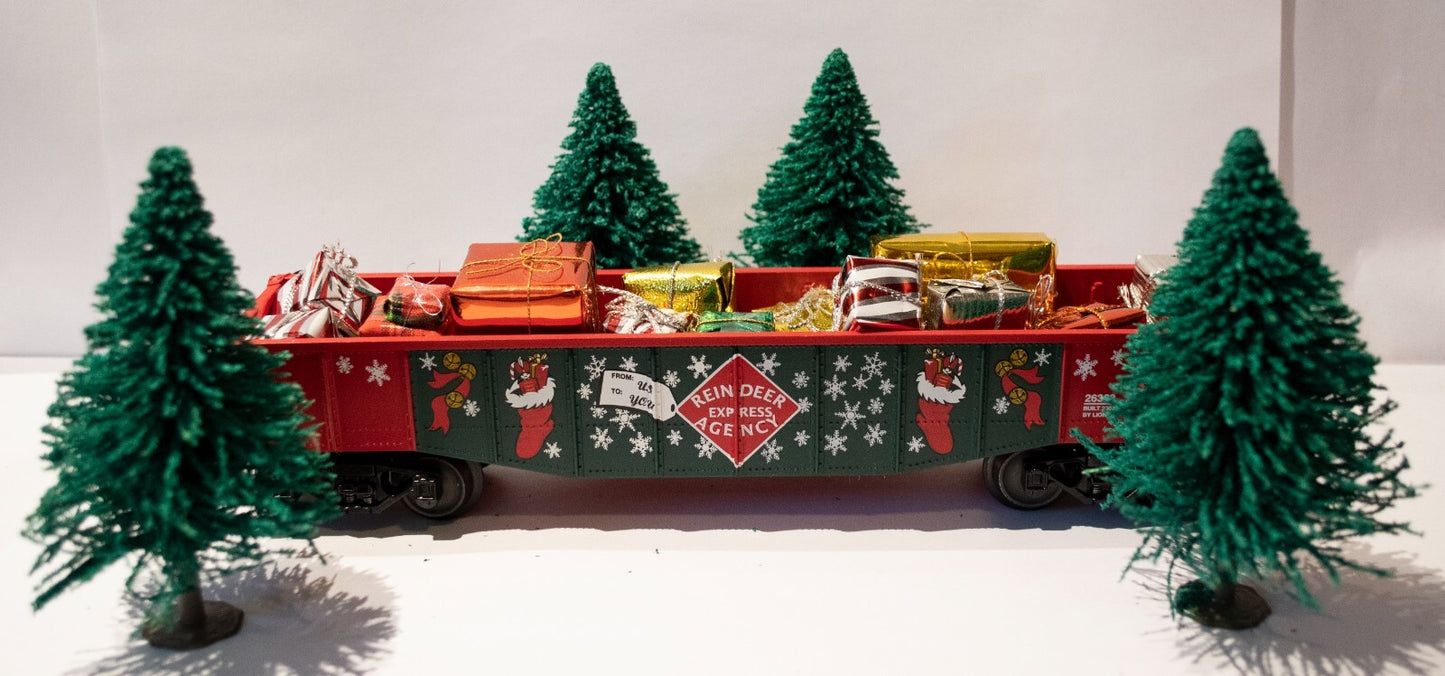 Lionel #6-26368 GONDOLA WITH TREES AND PRESENTS