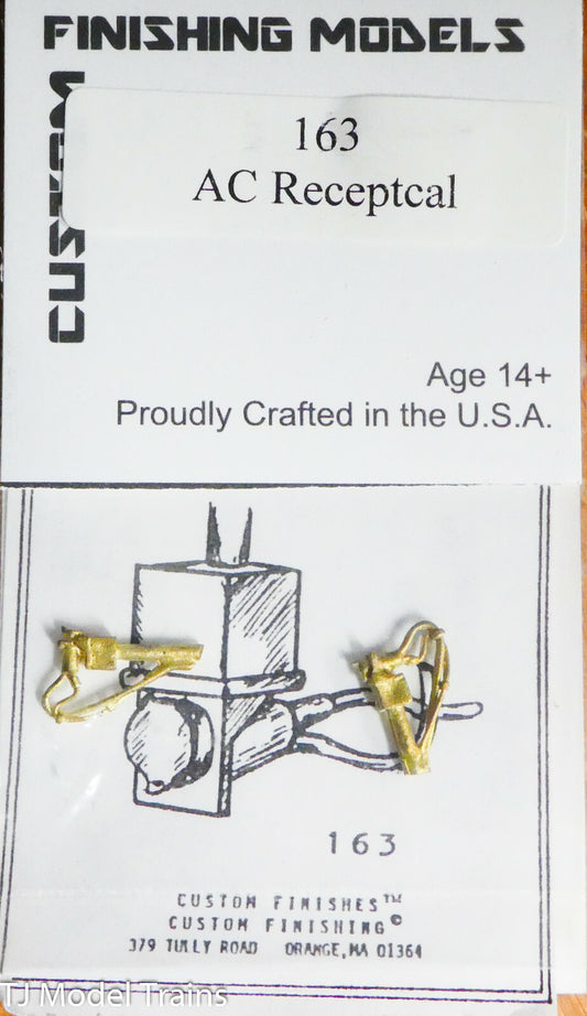 Custom Finishing Models HO #163 AC Receptical (Brass Castings)