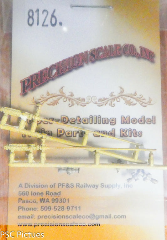 Precision Scale O #8126 Waterglass System, Dual, Large Shay (Brass Casting)