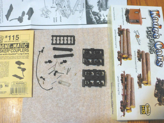 Kadee HO #107 Disconnect Logging Trucks/Log Car - Kit - Undecorated 1 Pair