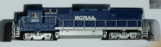 Atlas N #40000500 GE Dash 8-40B w/DCC - Master(R) -- BC Rail #3909 (blue, white,